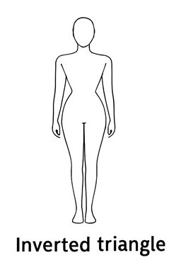 Inverted Triangle Body Shape