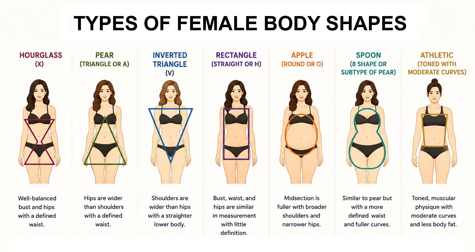 Types of Female Body Shapes