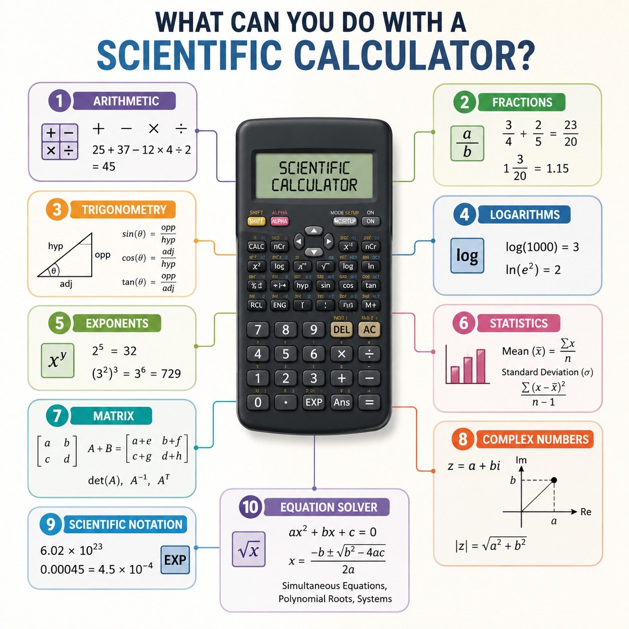 What can you do with a Scientific Calculator